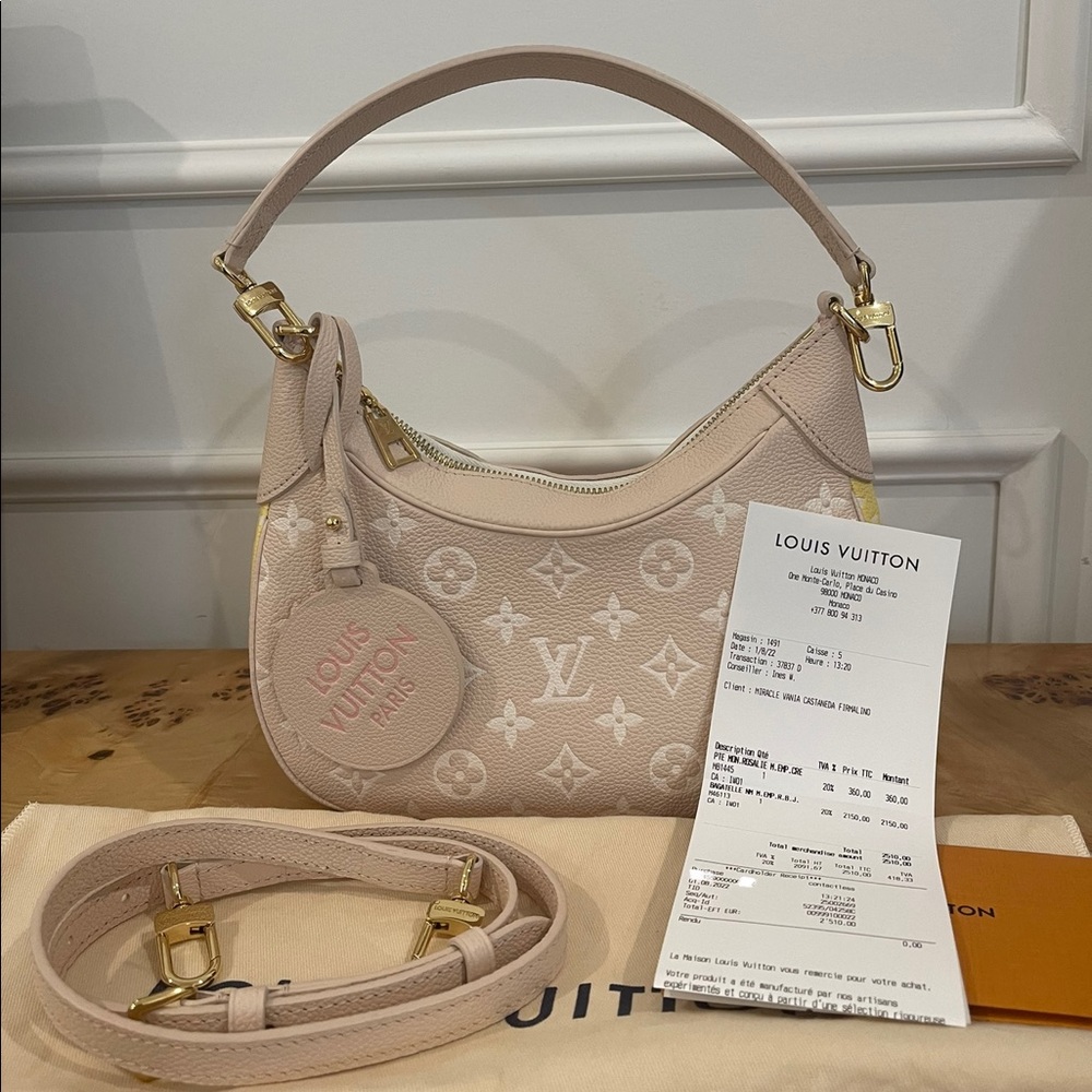 Louis Vuitton Bagatelle in Rose Beige